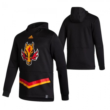 Herren Eishockey Calgary Flames Blank 2020-21 Reverse Retro Pullover Hooded Sweatshirt